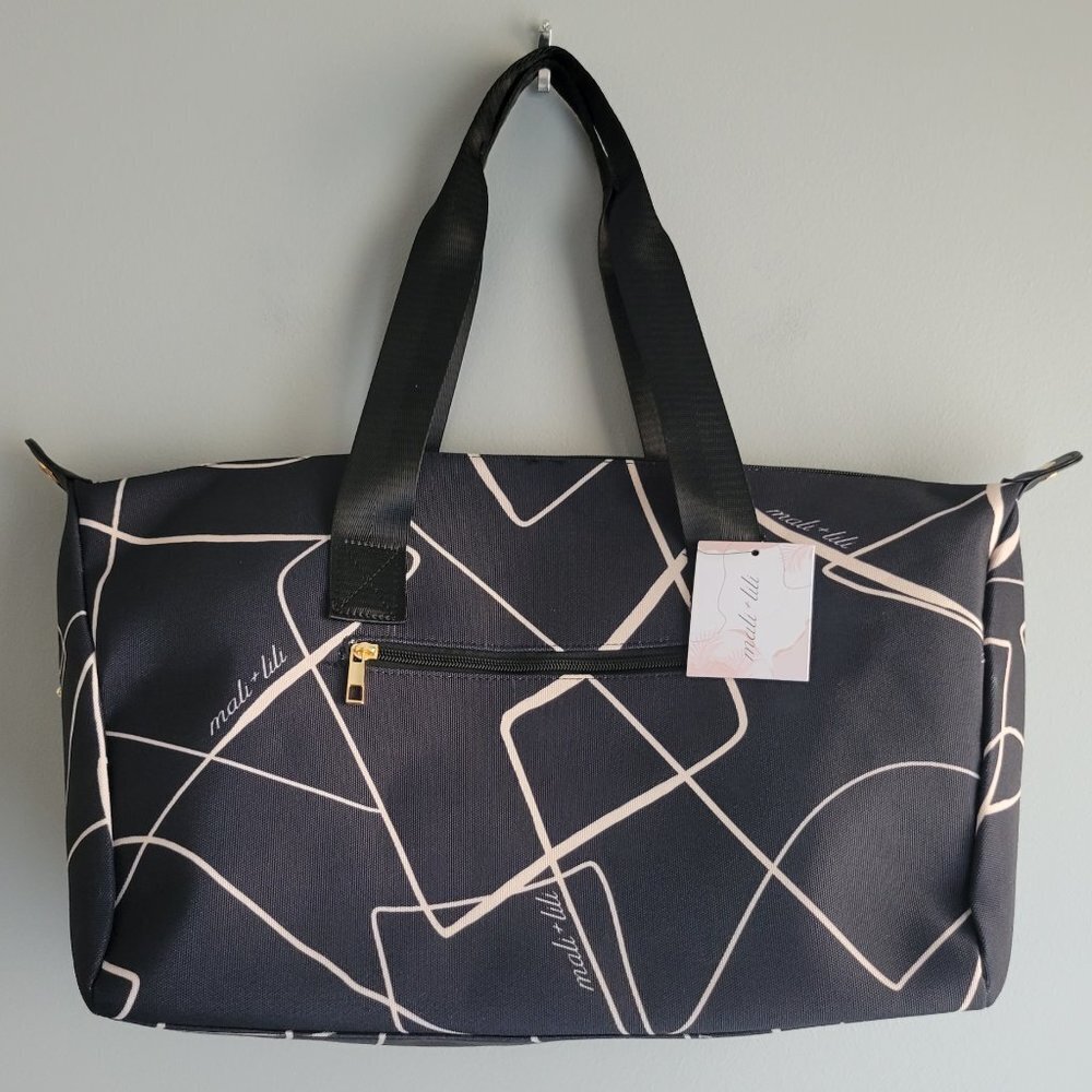 Mali & Lili Weekender Bag - Black Abstract - Picture 3 of 15